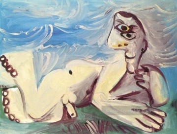  picasso - Mann Nackte Couch 1971 Kubismus Pablo Picasso